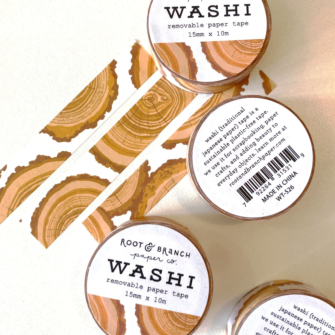 Tree Rings Washi Tape