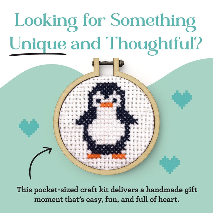 Mini Matchbox Cross Stitch Kit - Waddle I Do Without You