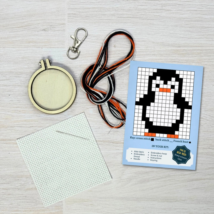 Mini Matchbox Cross Stitch Kit - Waddle I Do Without You