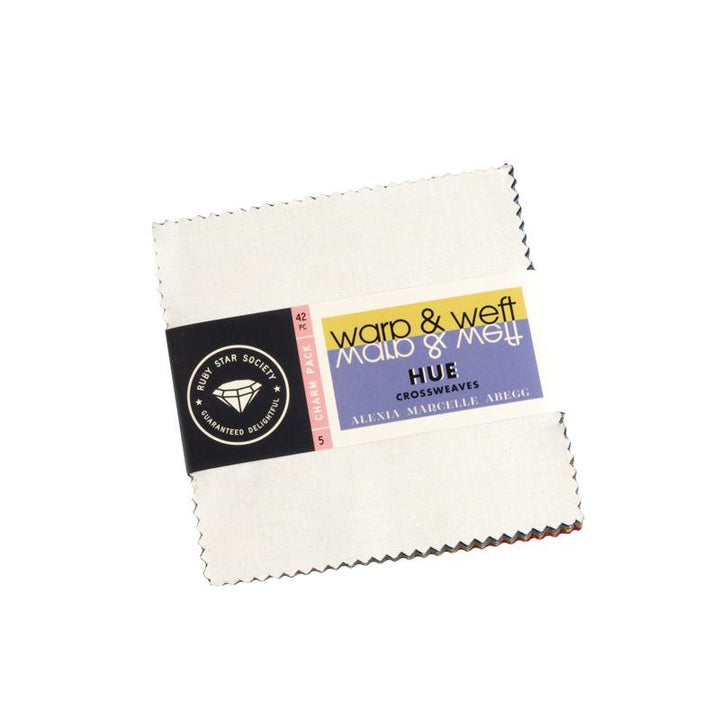 Warp & Weft Hue Crossweaves 5" Charm Pack