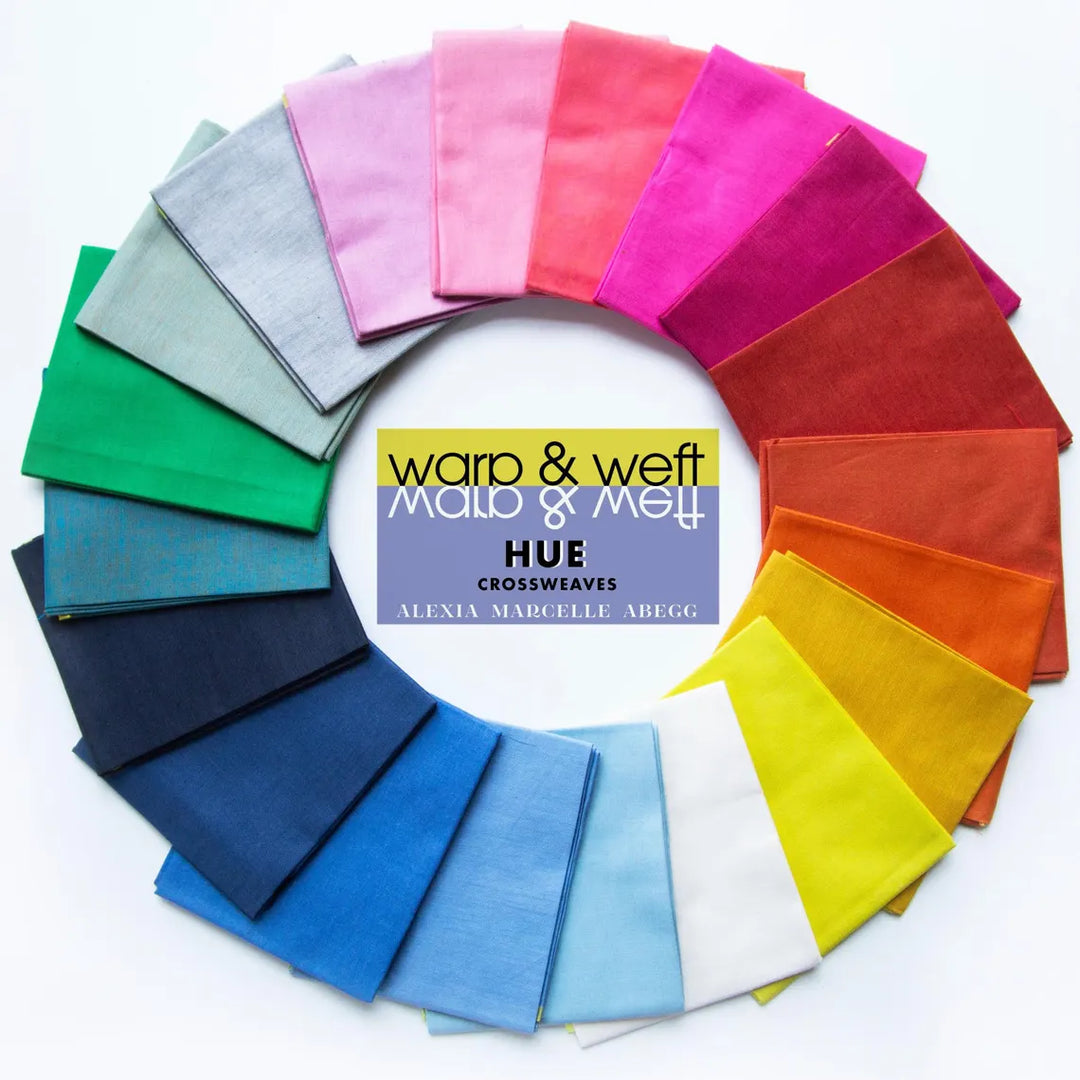 Warp & Weft Hue Crossweaves 5" Charm Pack