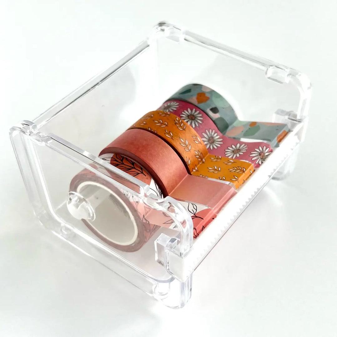 STOBOK 2pcs Tape Cutter Office Gifts Under 20 Stickers Cute Tape Dispenser  Heat Tape Dispenser Washi Tape Dispenser Tape Dispenser for Wrapping Gifts