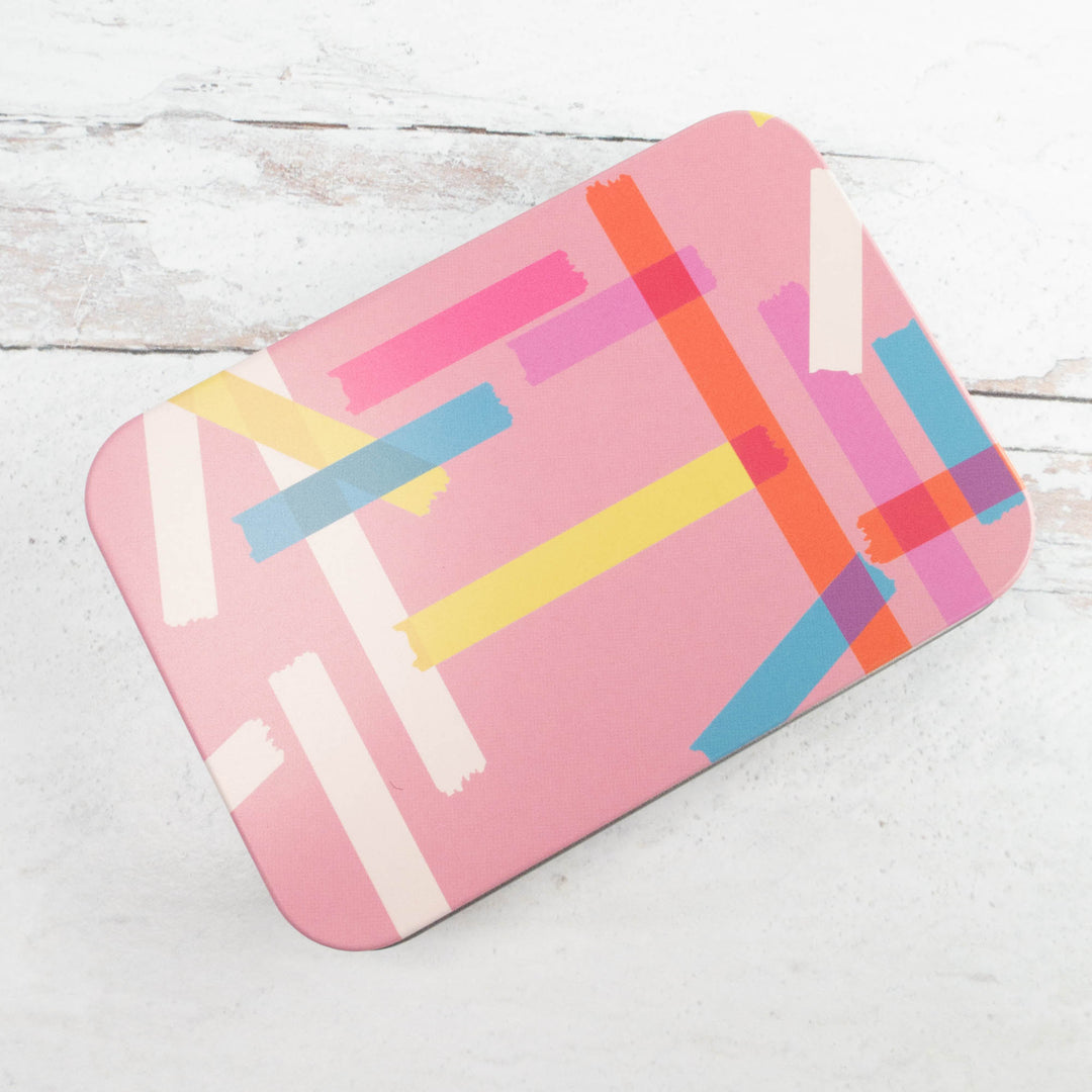 Washi Tape Metal Storage Tin