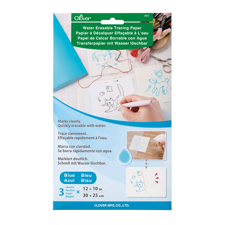Water Erasable Tracing Paper