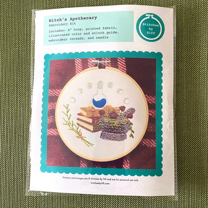 Witch's Apothecary Hand Embroidery Kit