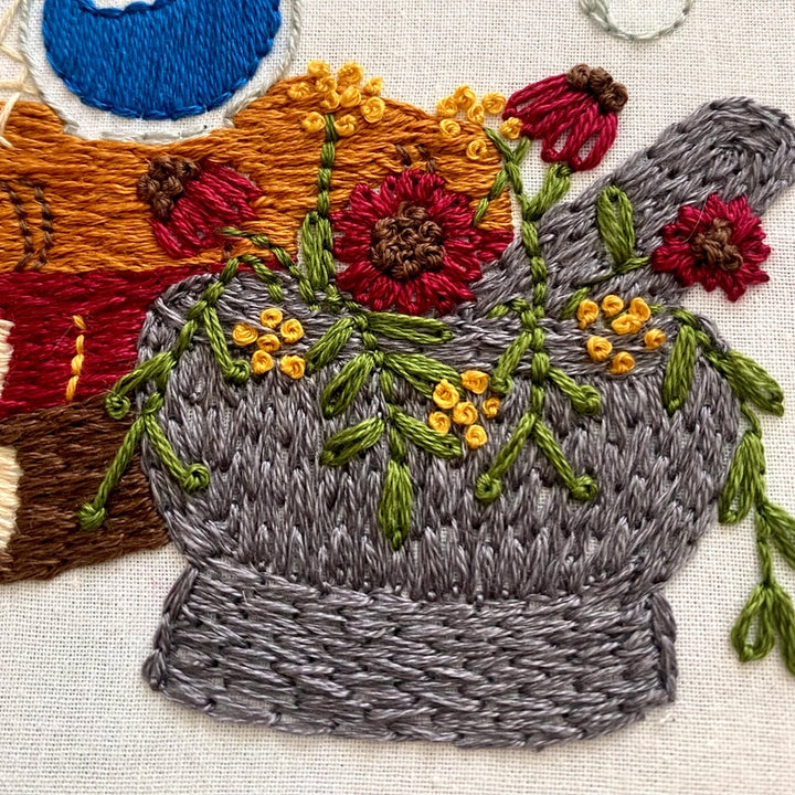Witch's Apothecary Hand Embroidery Kit