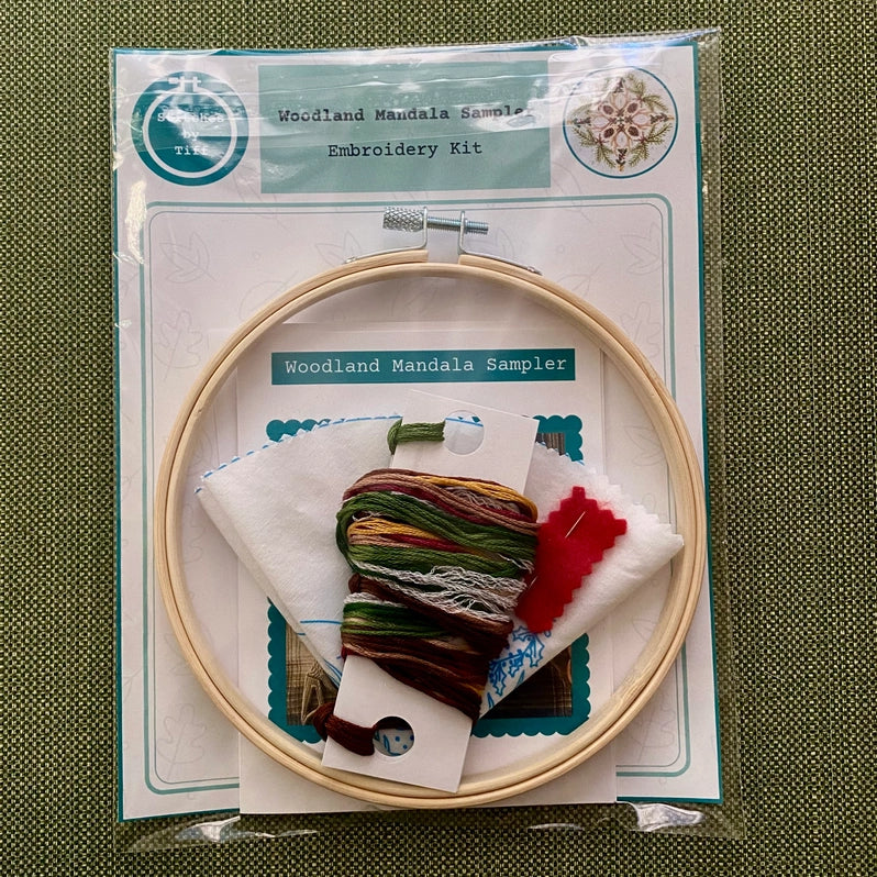 Woodland Mandala Hand Embroidery Kit