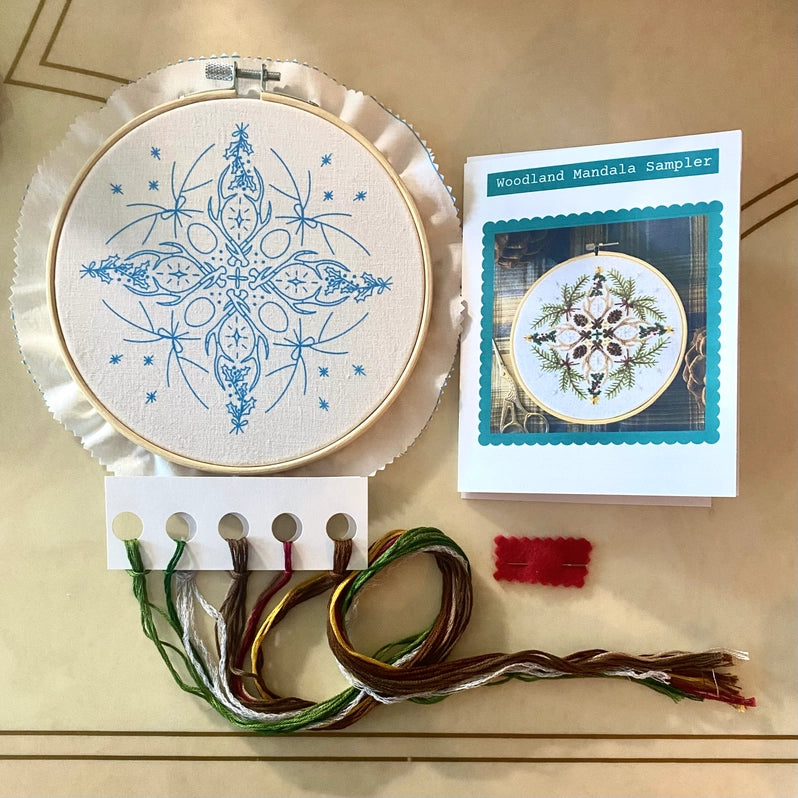 Woodland Mandala Hand Embroidery Kit