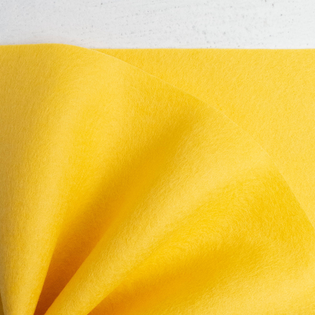 Wool Felt Sheet - Butter Yellow (36)