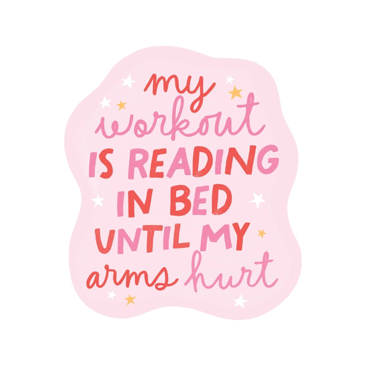Reading Workout Vinyl Sticker