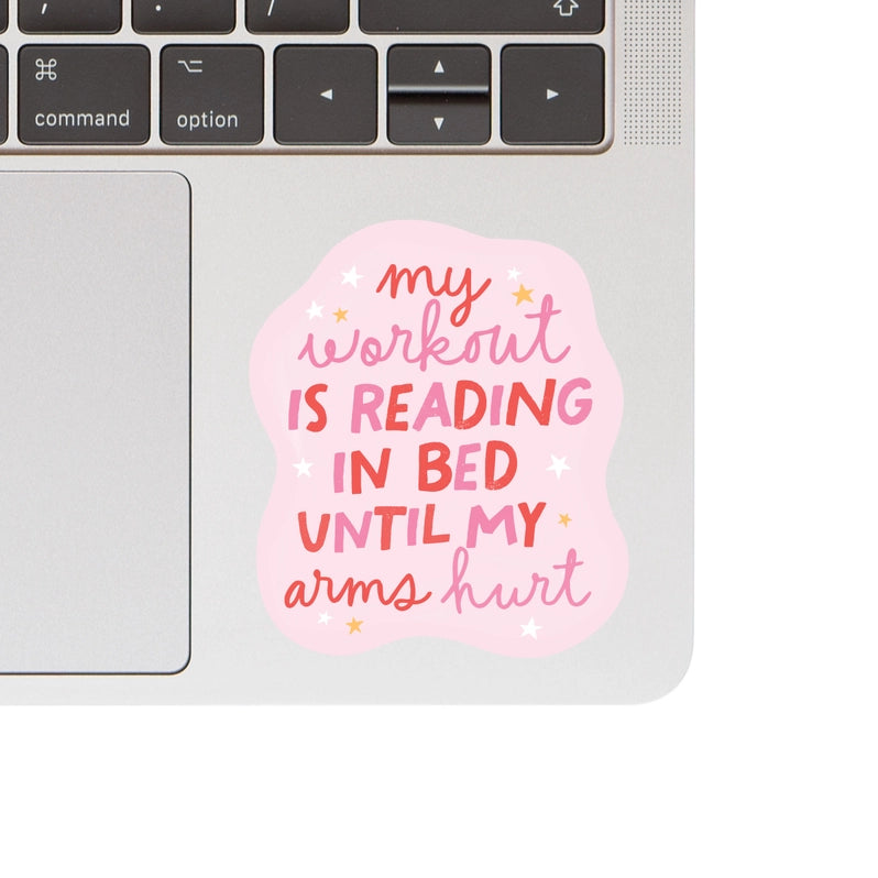Reading Workout Vinyl Sticker
