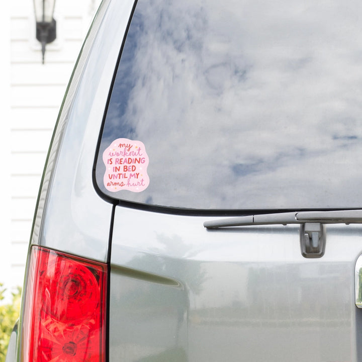 Reading Workout Vinyl Sticker