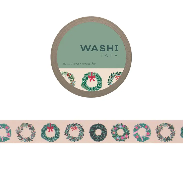 Holiday Washi Tape - Wreaths