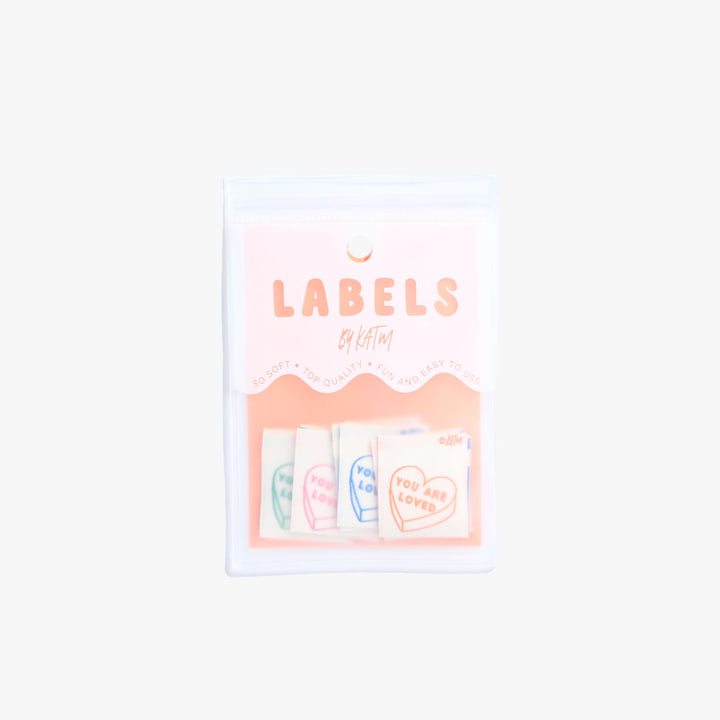 YOU ARE LOVED Woven Labels