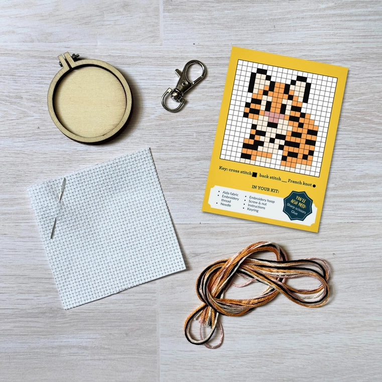 Mini Matchbox Cross Stitch Kit - You're Grrreat!