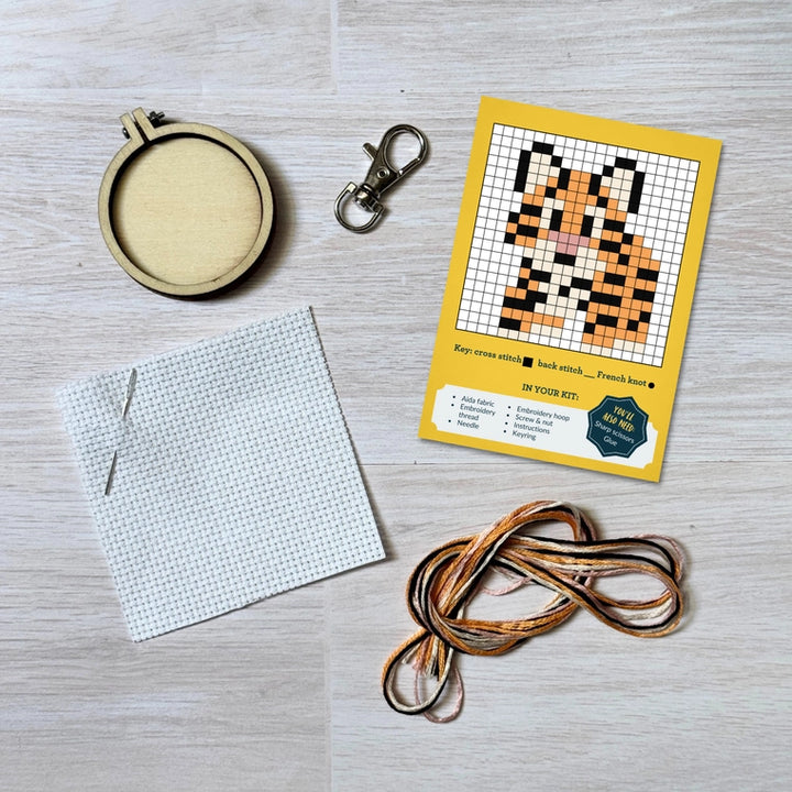 Mini Matchbox Cross Stitch Kit - You're Grrreat!