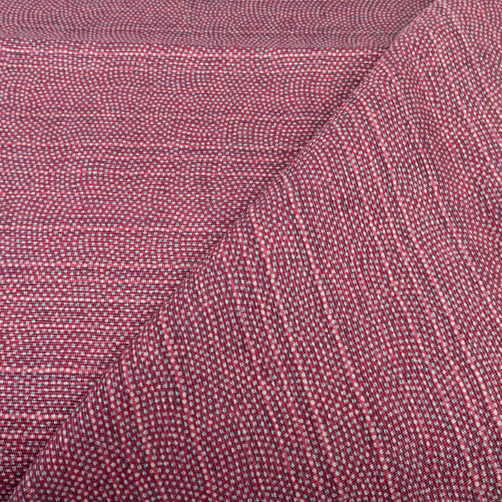 Double-Sided Cotton Dobby Fabric - Blue/Red Dragonflies (SBDS5D24)