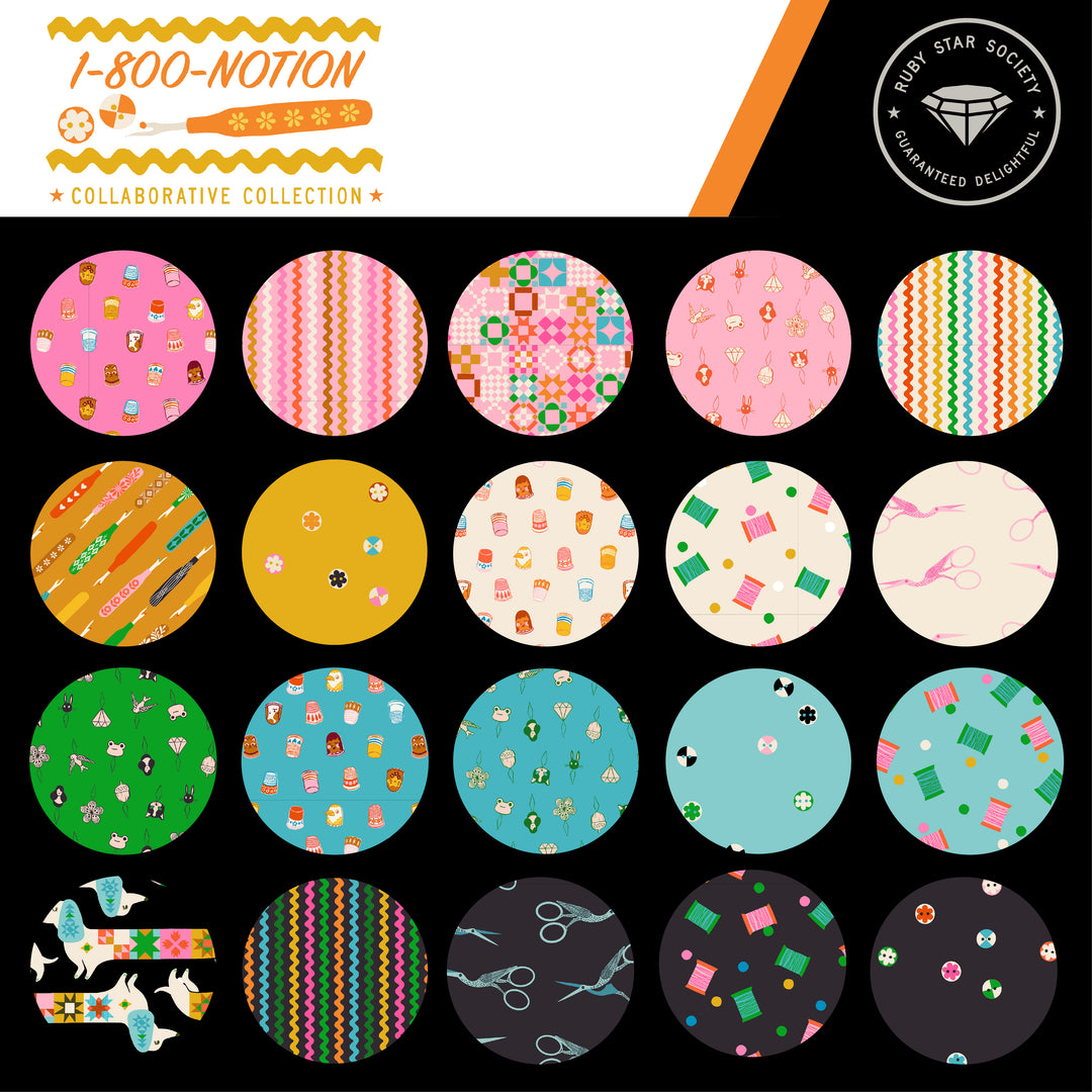 5" Cotton Fabric Charm Pack - Ruby Star Society 1-800-Notions