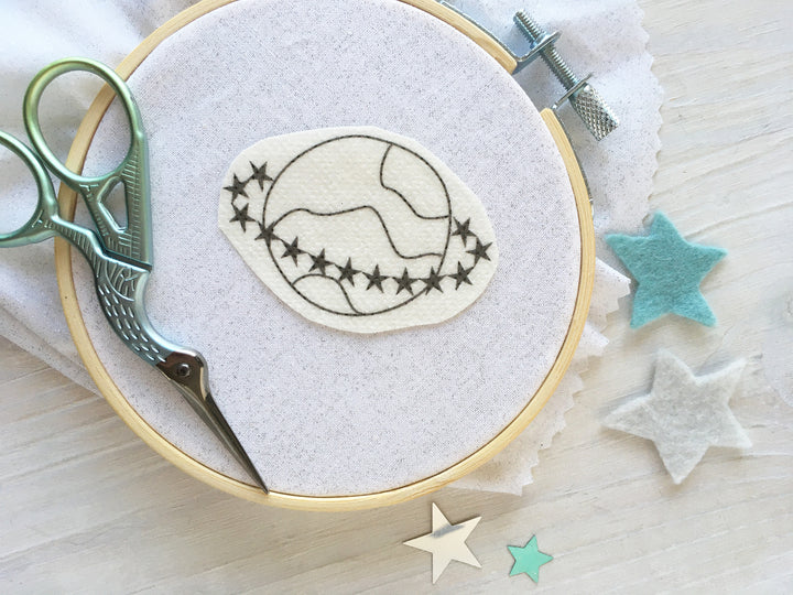 little dear Celestial Stick & Stitch Embroidery Pattern