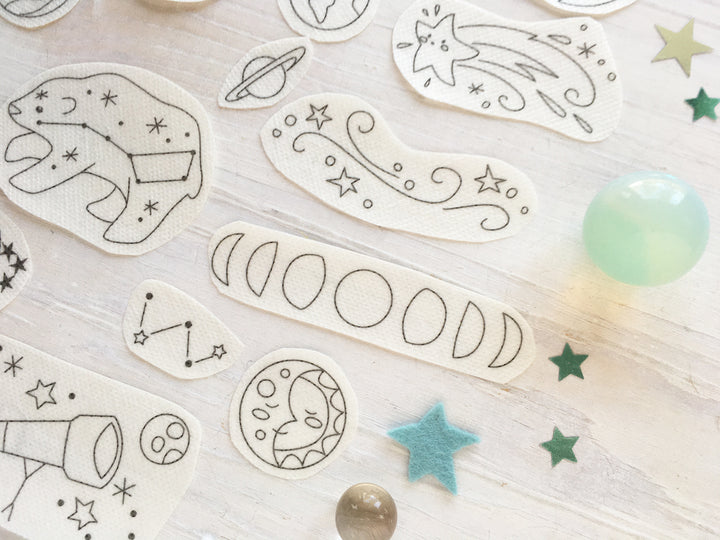 little dear Celestial Stick & Stitch Embroidery Pattern