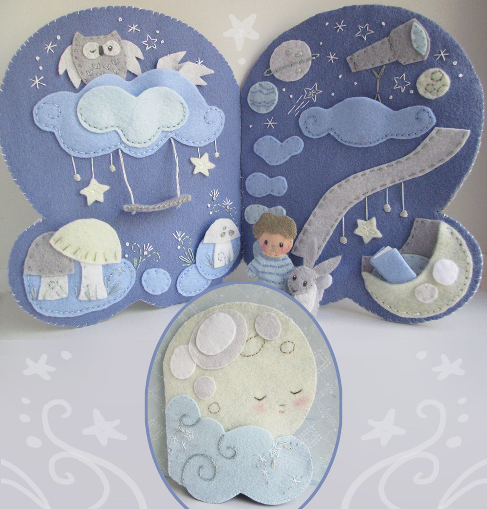 PDF Pattern - Dreamland Felt Quiet Book Sewing Pattern