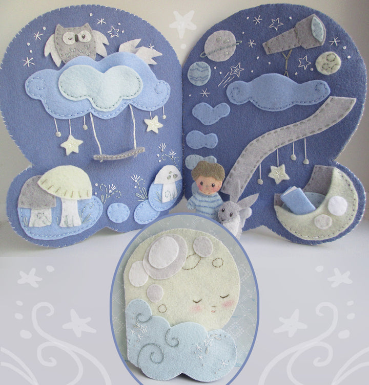 PDF Pattern - Dreamland Felt Quiet Book Sewing Pattern