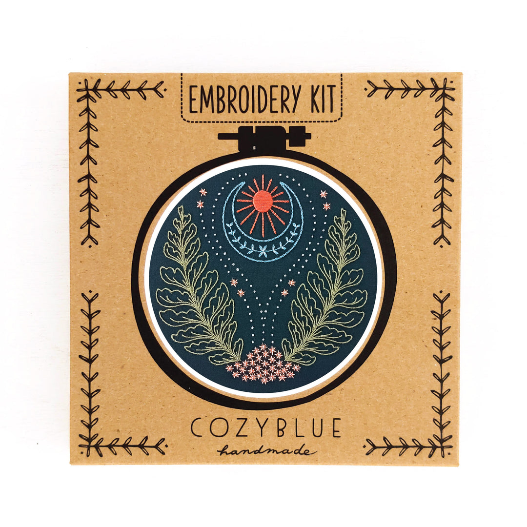 Blue Moon Embroidery Kit