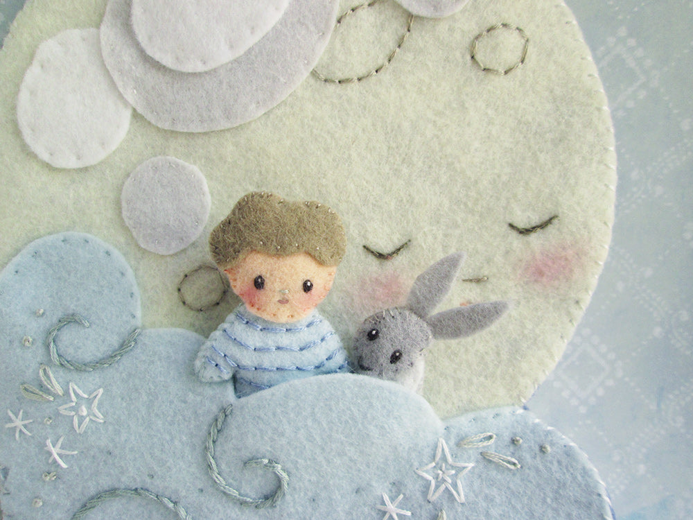 PDF Pattern - Dreamland Felt Quiet Book Sewing Pattern