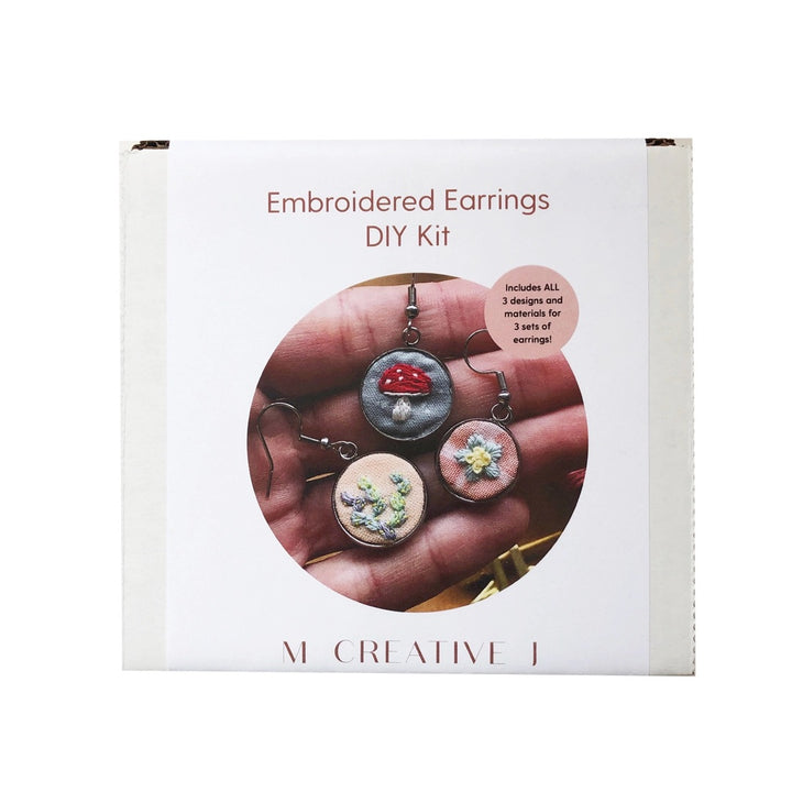 DIY Embroidered Earrings Kit