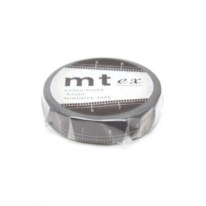 Black Ruler Japanese Washi Tape
