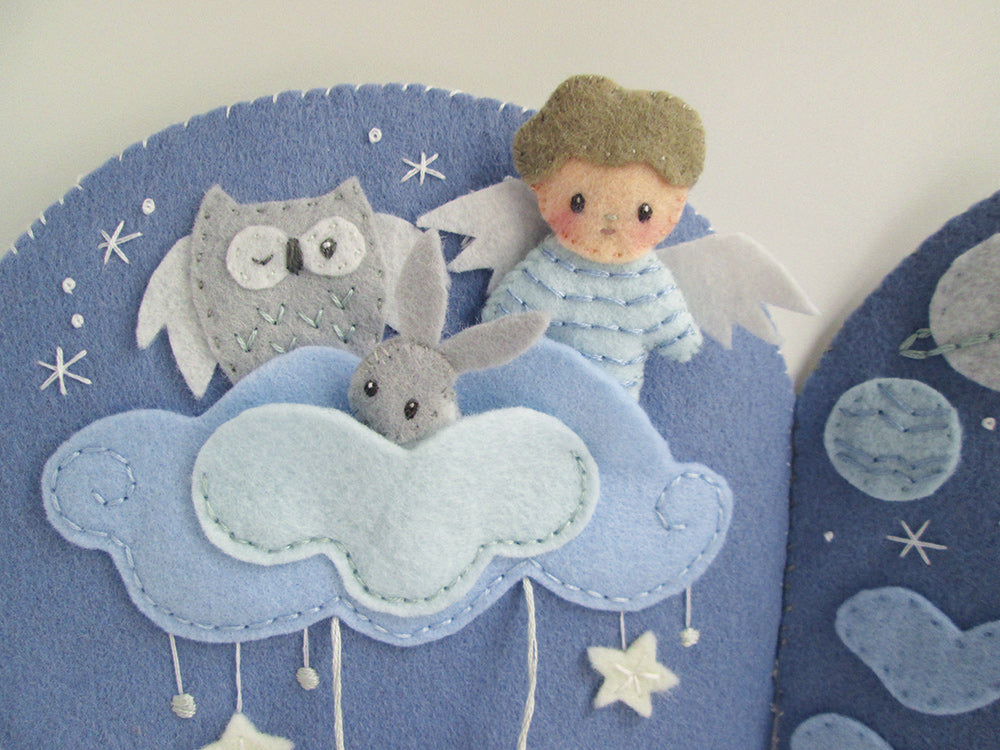 PDF Pattern - Dreamland Felt Quiet Book Sewing Pattern