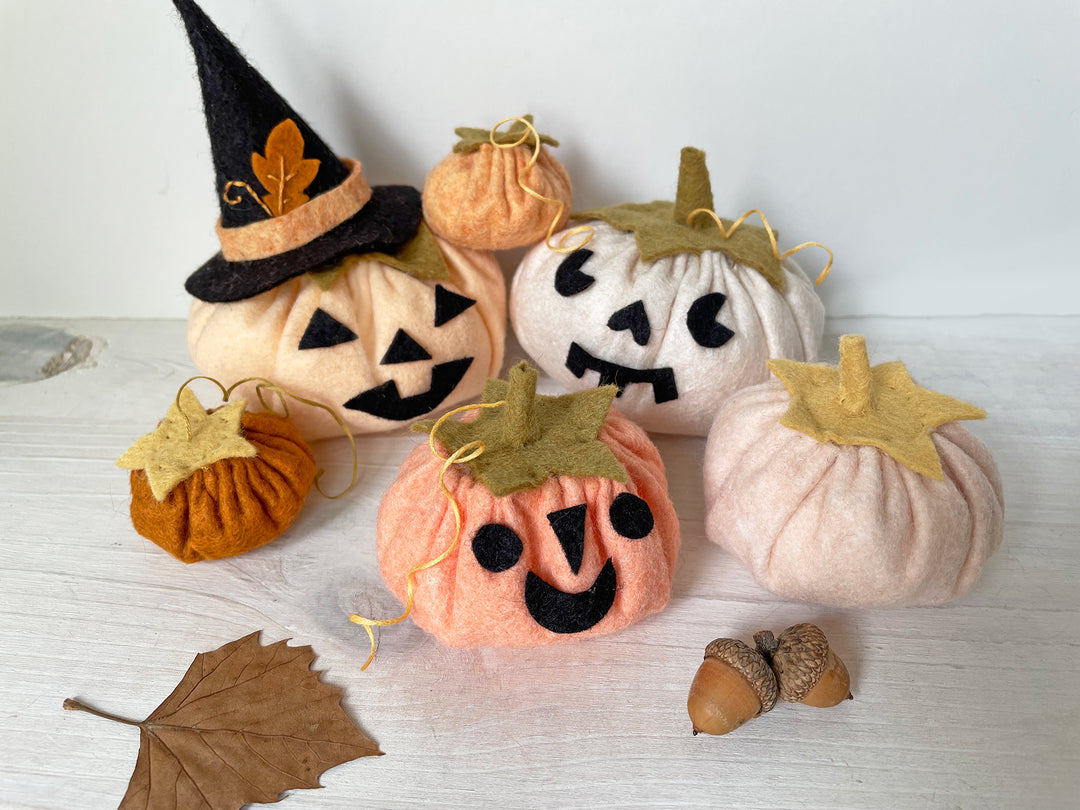 PDF Pattern - Felt Pumpkins & Witch Hat Sewing Pattern