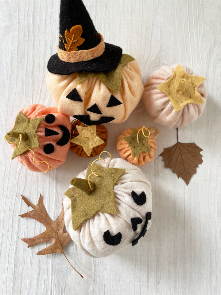 PDF Pattern - Felt Pumpkins & Witch Hat Sewing Pattern