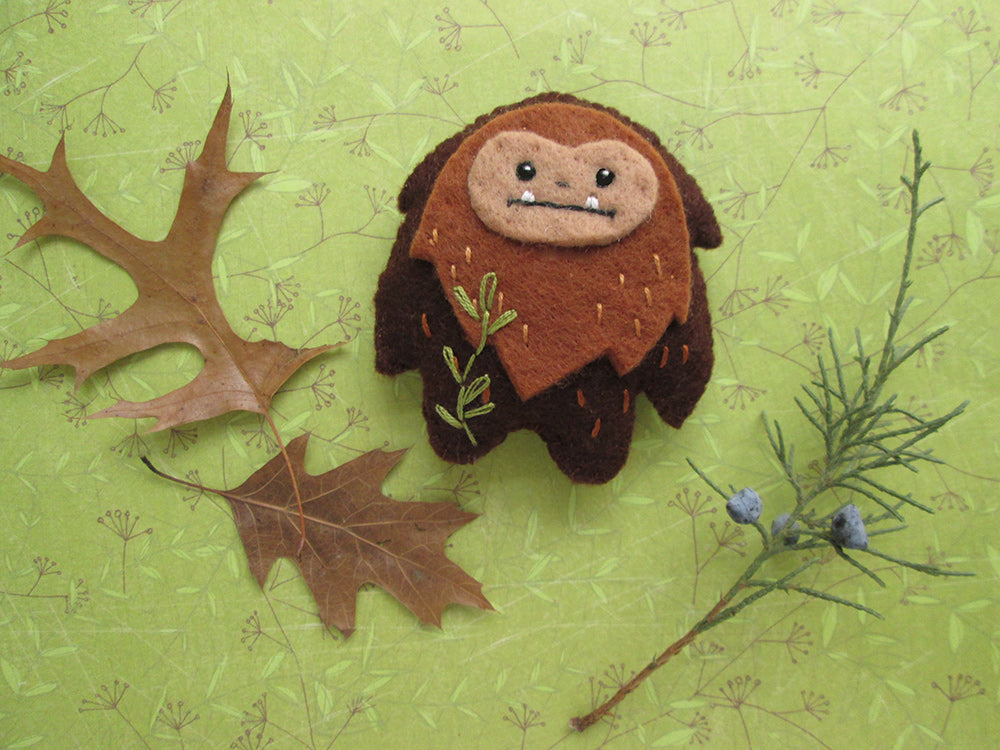 PDF Pattern - Yeti & Sasquatch Felt Sewing Pattern