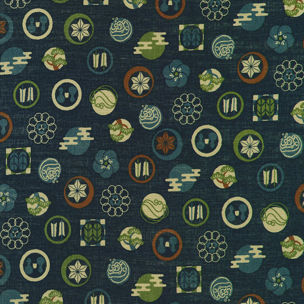 Nara Homespun :: Circular Crests (NHS5D11)