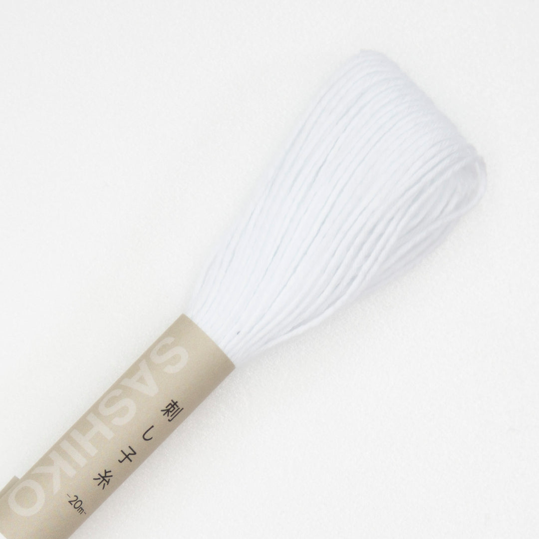 20m Skein Olympus Sashiko Thread - White (#1)