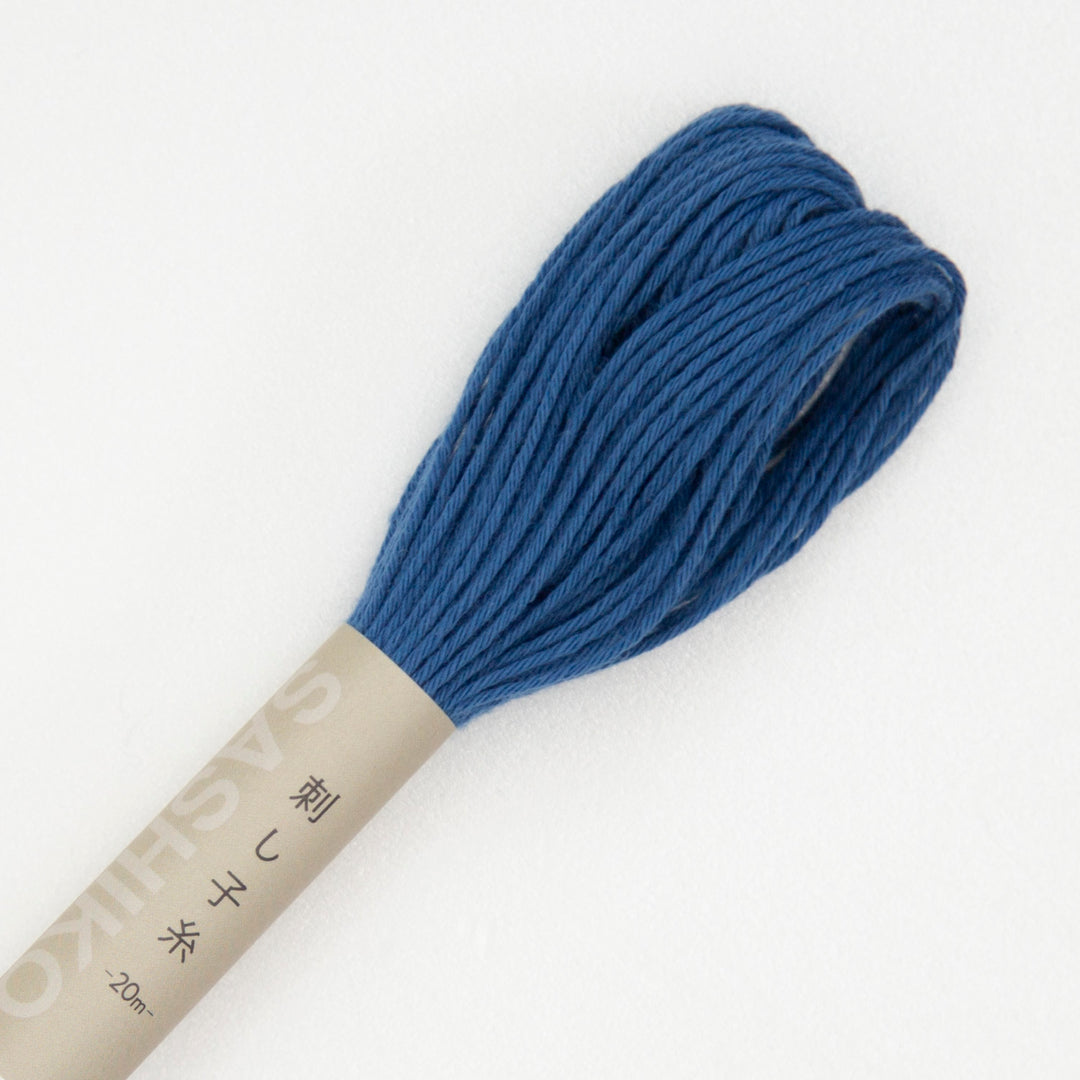 20m Skein Olympus Sashiko Thread - Cobalt Blue (#10)