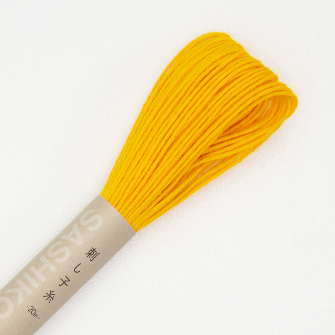 20m Skein Olympus Sashiko Thread - Yellow (#16)