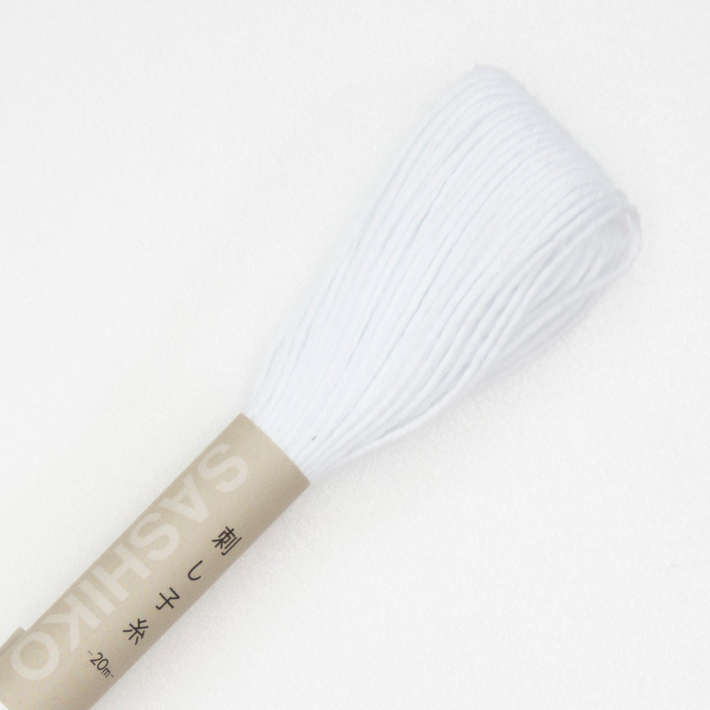 20m Skein Olympus Sashiko Thread - White (#1) – Snuggly Monkey
