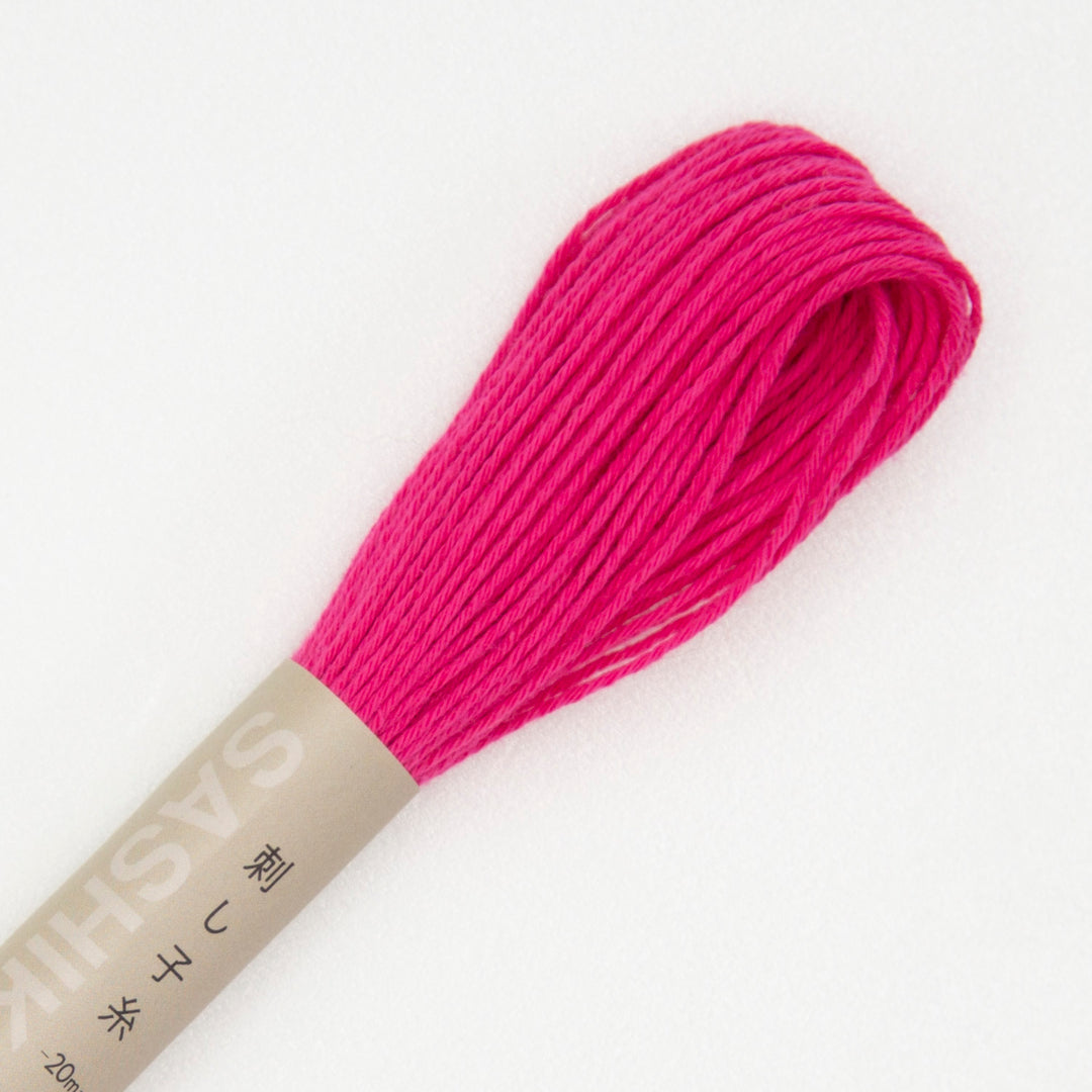 20m Skein Olympus Sashiko Thread -Hot Pink (#21)