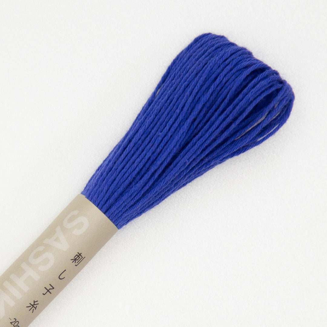 20m Skein Olympus Sashiko Thread - Ultramarine Blue (#23)