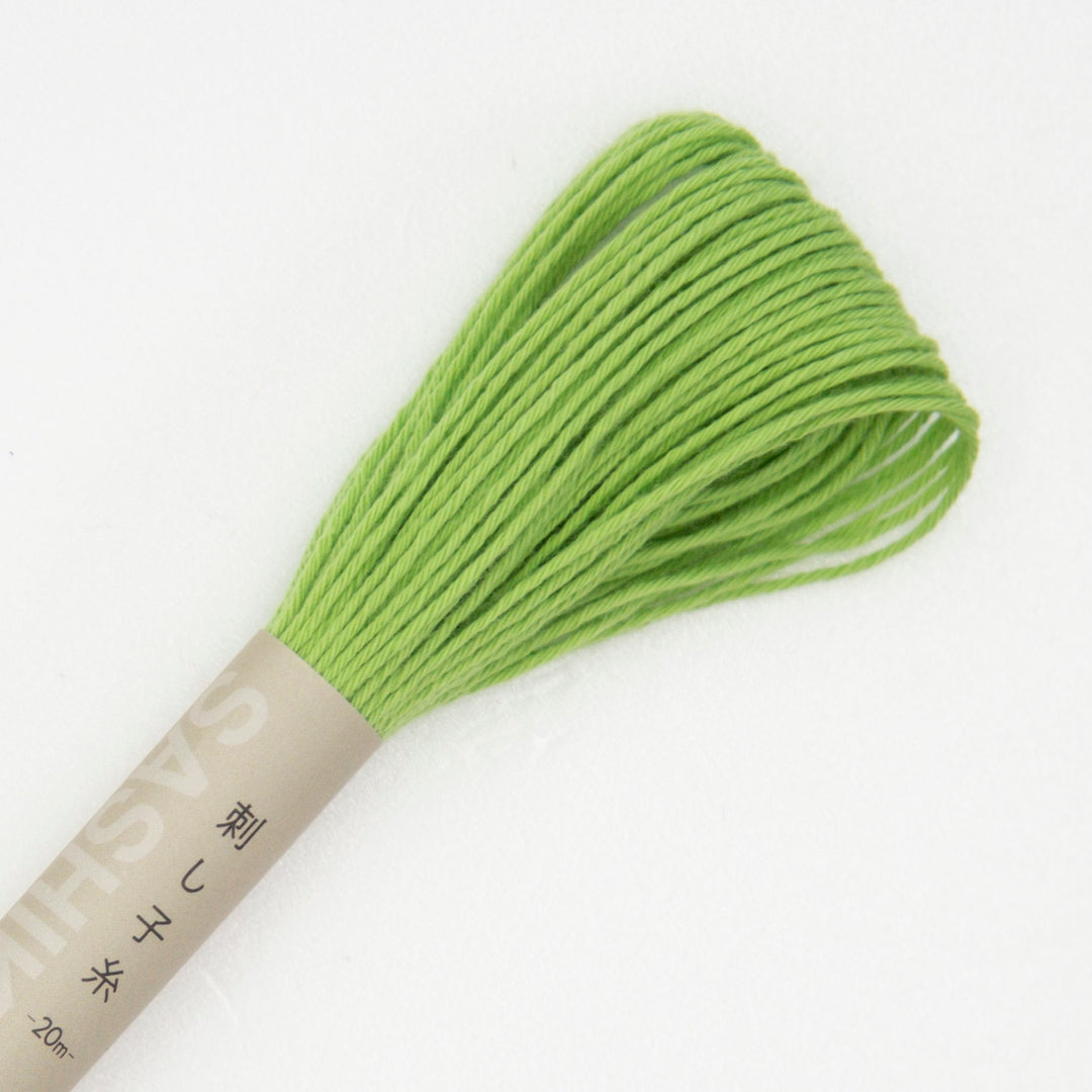 20m Skein Olympus Sashiko Thread - Spring Green (#6)