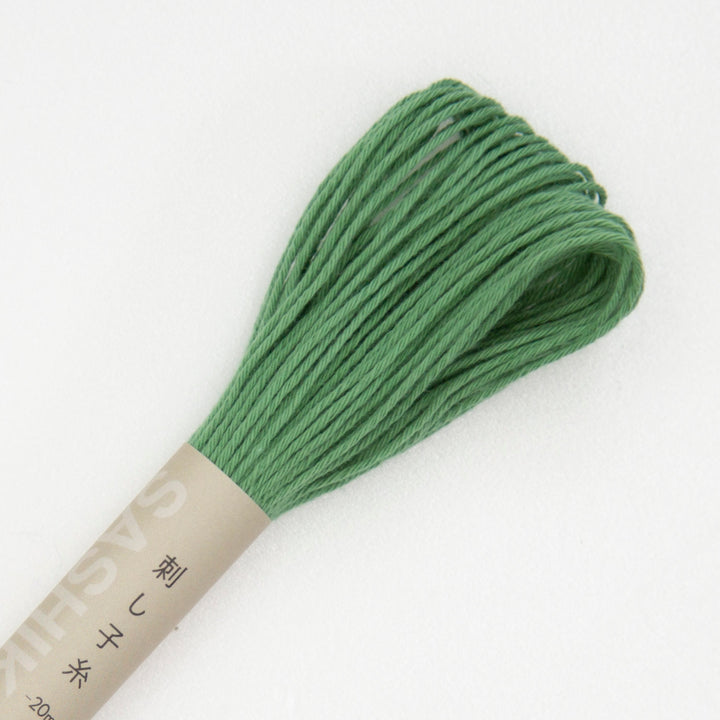 20m Skein Olympus Sashiko Thread - Green (#7)
