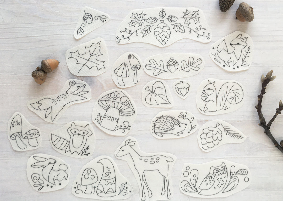 little dear Woodland Stick & Stitch Embroidery Pattern