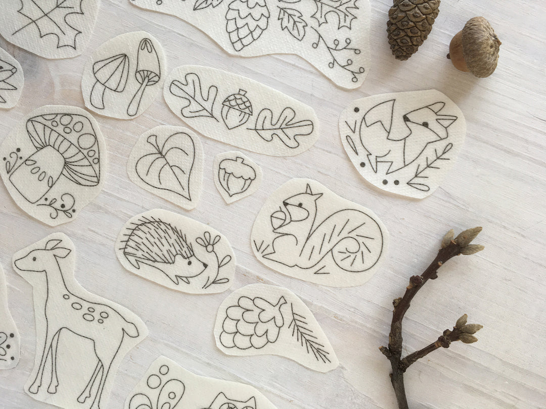 little dear Woodland Stick & Stitch Embroidery Pattern