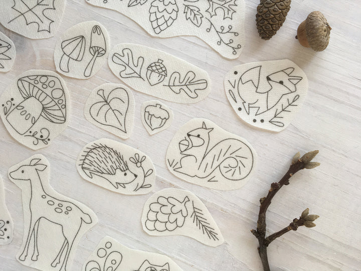 little dear Woodland Stick & Stitch Embroidery Pattern