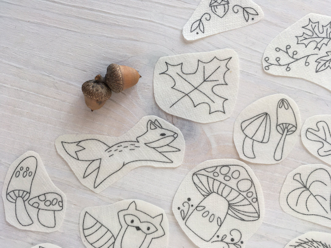 little dear Woodland Stick & Stitch Embroidery Pattern