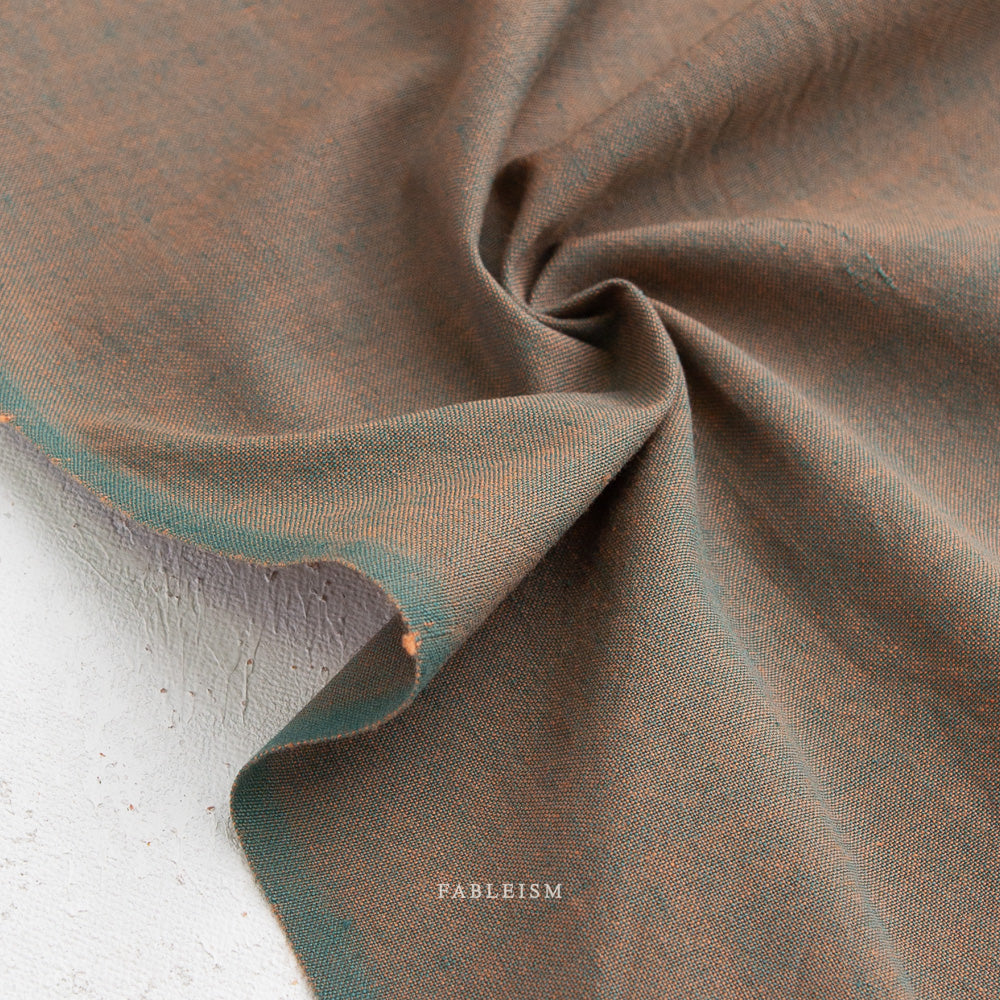 Watercolor Wovens Shot Cotton - Sea Moss (FWW210)