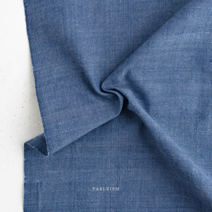 Watercolor Wovens Shot Cotton - Blue Jeans (FWW310)