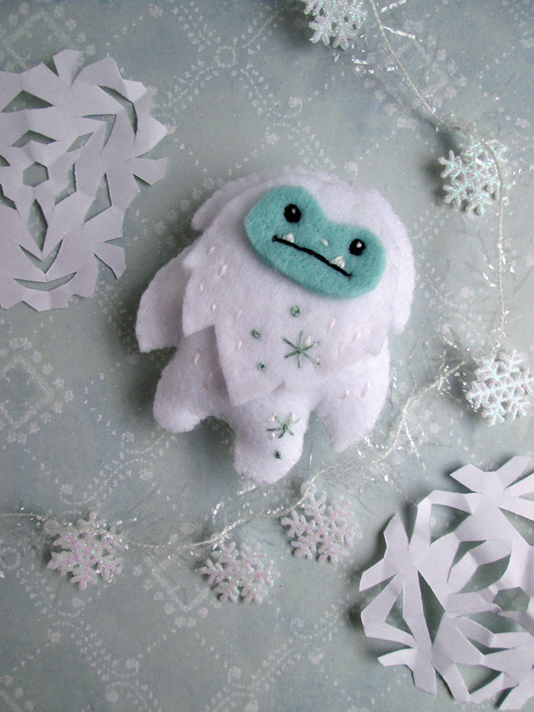 PDF Pattern - Yeti & Sasquatch Felt Sewing Pattern